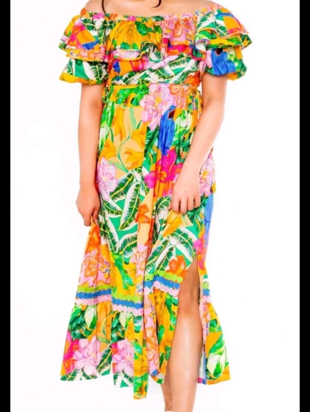 Alden Adair Filsan Santiago Midi Maxi Dress. Size Large